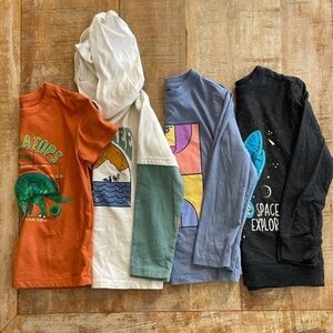 Cat & Jack boys tee bundle XS(4/5)